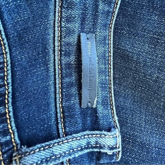 Anthropologie Pilcro & The Letterpress Crop Fray Script Jeans Size 28 - Picture 8 of 13